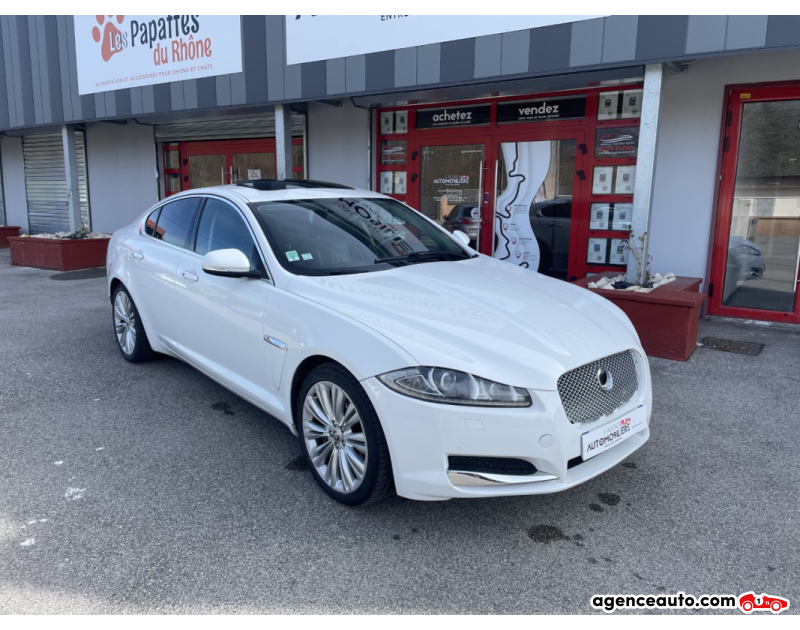 Aankoop Gebruikte Auto, Goedkope Gebruikte Auto | Agence Auto Jaguar XF (X250) 3.0 S/C V6 4WD 340 cv Boîte auto Blanc Jaar 2013 Automatique Essence